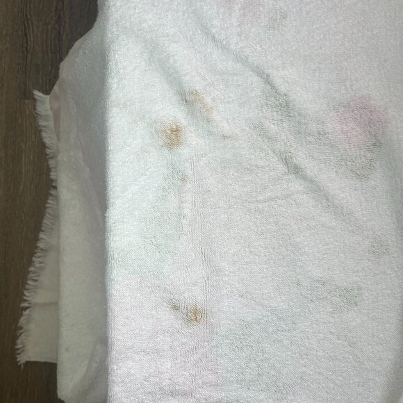 🌹 Vintage Royal Terry of CA Bath Towel - Romantic Pink Floral-Shabby Chic - Picture 5 of 7